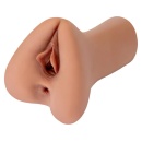 PDX Plus Pick Your Pleasure XL Stroker – dwukanałowy masturbator manualny z efektem ssania i regulacją ucisku, 22,9 cm - 3
