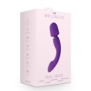 Wibrator podwójny Dual Sense Purple - 10 funkcji RumbleTech™ i Skin Sense, długość 27,9 cm - 1