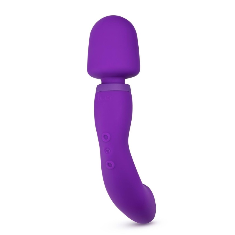Wibrator podwójny Dual Sense Purple - 10 funkcji RumbleTech™ i Skin Sense, długość 27,9 cm - 2