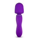 Wibrator podwójny Dual Sense Purple - 10 funkcji RumbleTech™ i Skin Sense, długość 27,9 cm - 3