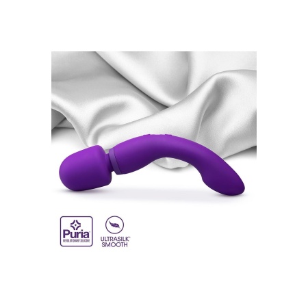 Wibrator podwójny Dual Sense Purple - 10 funkcji RumbleTech™ i Skin Sense, długość 27,9 cm - 4