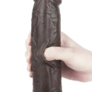 LoveToy Dildo Sliding Skin Dual Layer 22,9 cm Czarny - 11