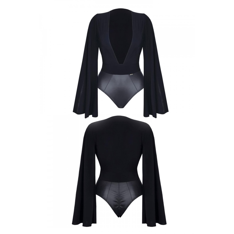 Bielizna-ALEXIS001 body czarne XL - 3
