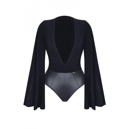 Bielizna-ALEXIS001 body czarne XL - 4