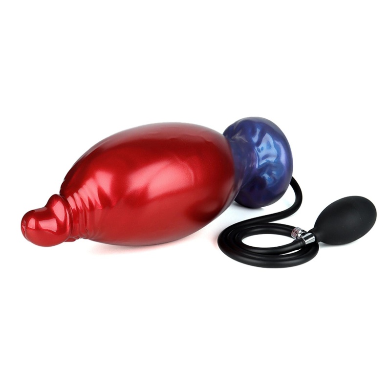 Power Monsters Shadow Behemoth - nadmuchiwane silikonowe dildo fantasy, 22 cm - 5