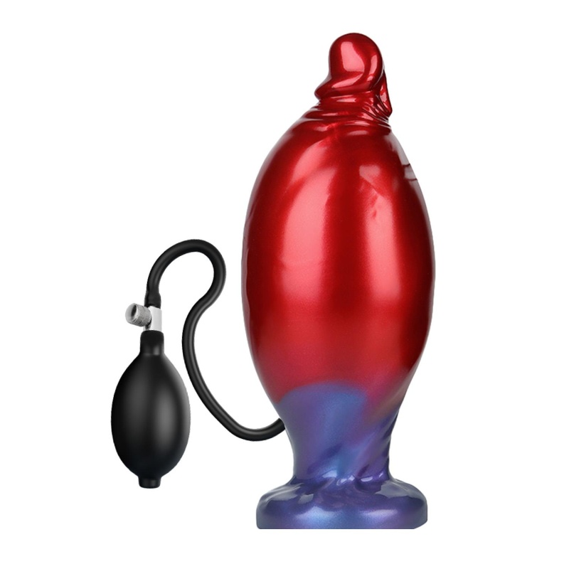 Power Monsters Shadow Behemoth - nadmuchiwane silikonowe dildo fantasy, 22 cm - 6
