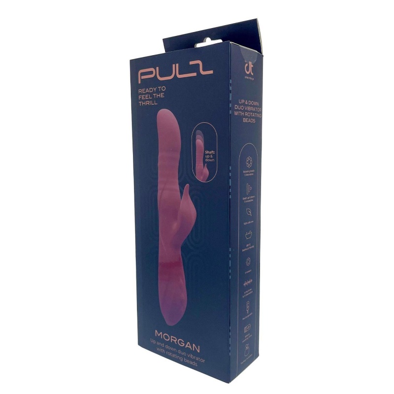 PULZ MORGAN UP AND DOWN DUO VIBRATOR WITH ROTATING BEADS - 1