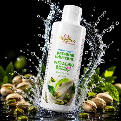 Wodny żel intymny i do masażu Aroma Series 2w1 Pistachio 300 ml - 1 2
