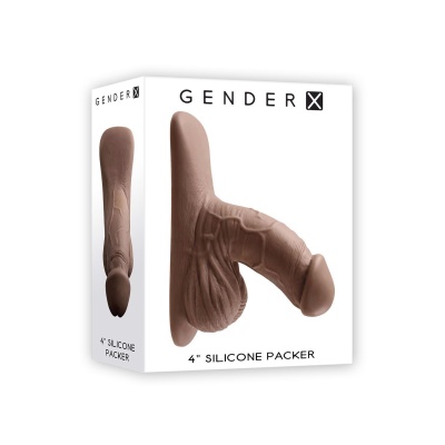 GENDER X 4" SILICONE PACKER DARK - 1
