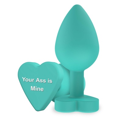 Korek analny BK-AP-016 Green silikonowy, 8,5 cm - 1 2