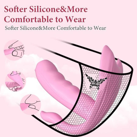 Silicone Vibrator 7 vibration modes - Heating + APP - 8