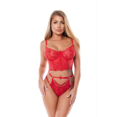 KAIA RED CORSET (corset/gorset) L/XL - 1
