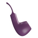 Romance Pipe Purple (MC68) - wibrujący masażer w kształcie fajki, 10 programów pulsacji, tworzywo ABS, wys. 11,4 cm - 2