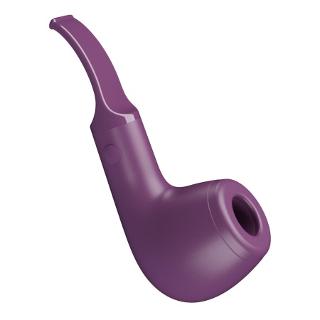 Romance Pipe Purple (MC68) - wibrujący masażer w kształcie fajki, 10 programów pulsacji, tworzywo ABS, wys. 11,4 cm - 3