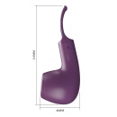 Romance Pipe Purple (MC68) - wibrujący masażer w kształcie fajki, 10 programów pulsacji, tworzywo ABS, wys. 11,4 cm - 6