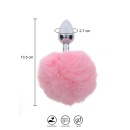 Bunnytail Buttplug Pink - 5
