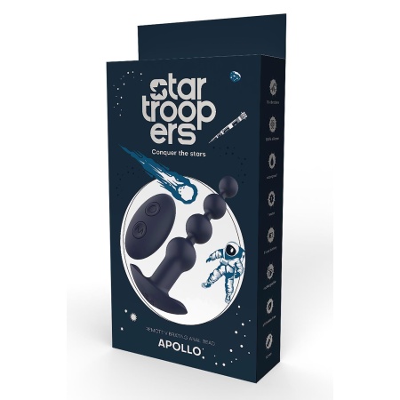STAR TROOPER APOLLO REMOTE VIBRATING ANAL BEAD - 1