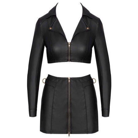 Top and Skirt black XL - 6