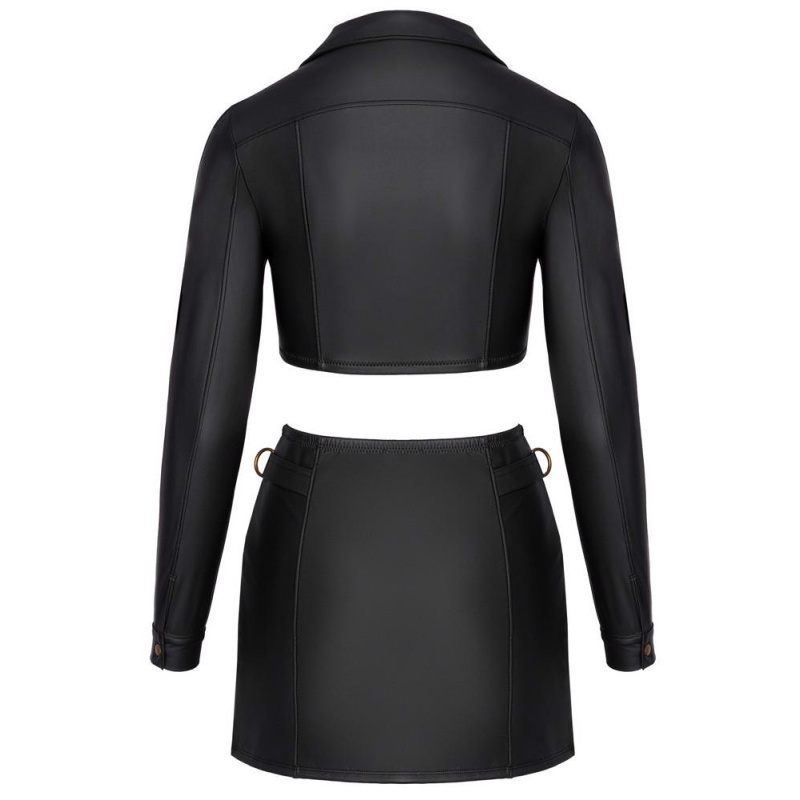 Top and Skirt black XL - 7