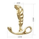 Masażer prostaty Jack ze stopu cynku, manualny, ok. 11 cm - 7
