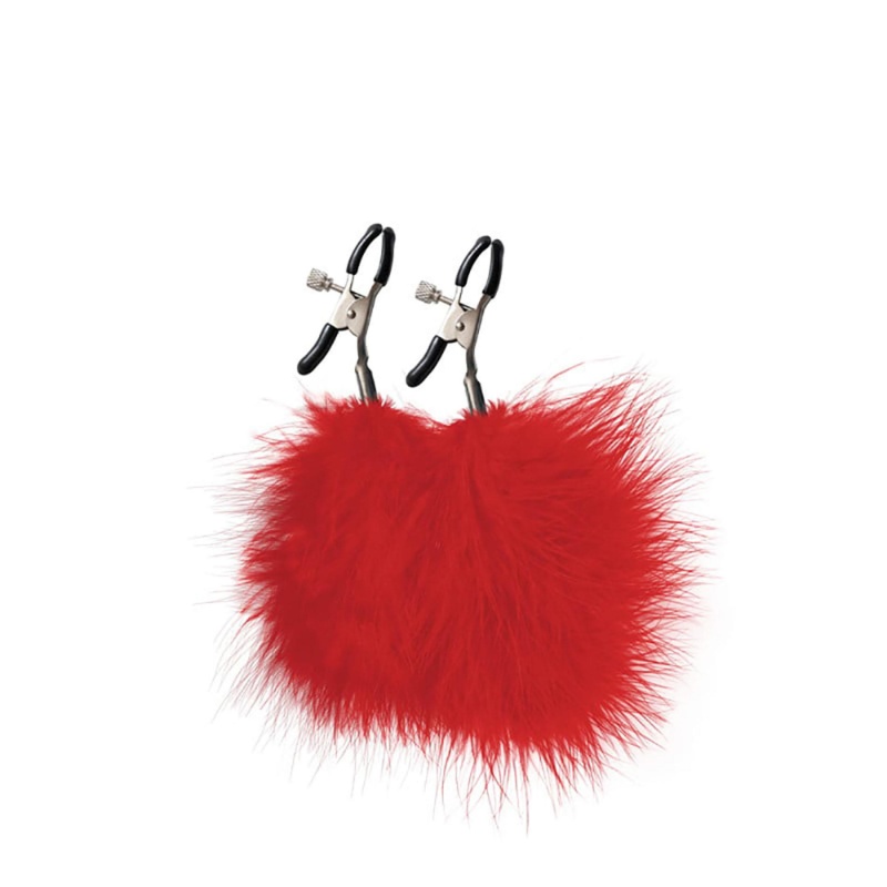 Feather nipple clamps with adjustablepressure, and soft comfortable pads - 1