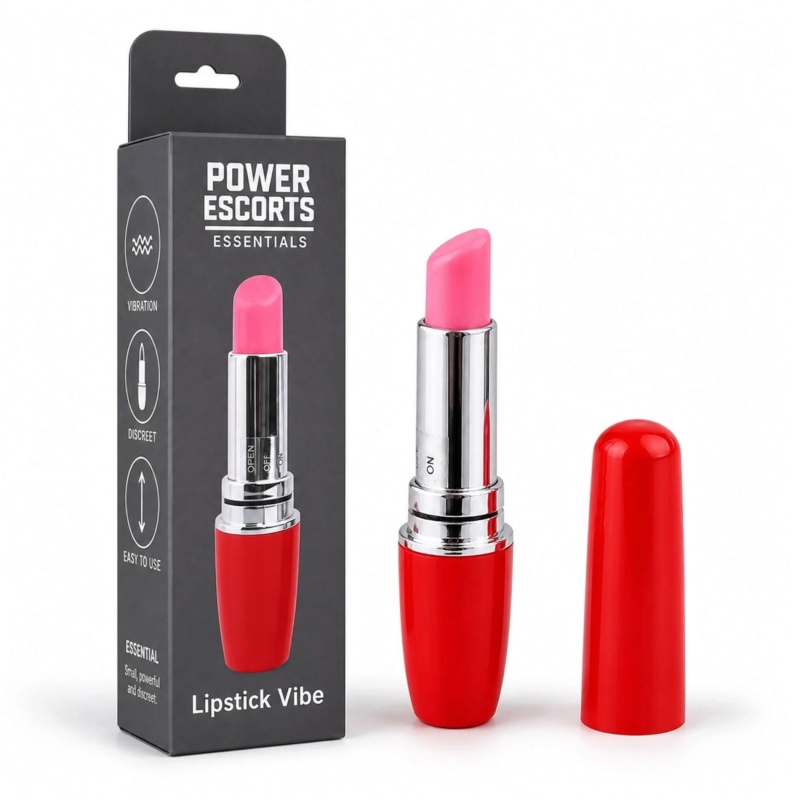 Wibrator Lipstick Vibe 9,5 cm Czerwony - 1