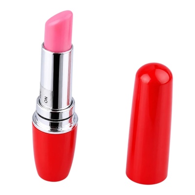 Wibrator Lipstick Vibe 9,5 cm Czerwony - 1 2