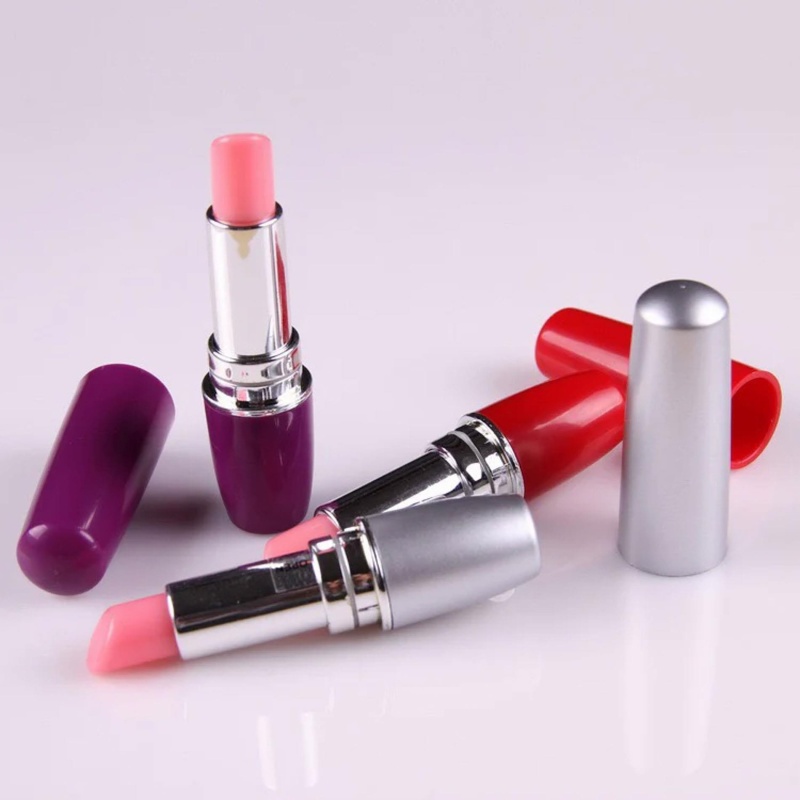 Wibrator Lipstick Vibe 9,5 cm Czerwony - 12