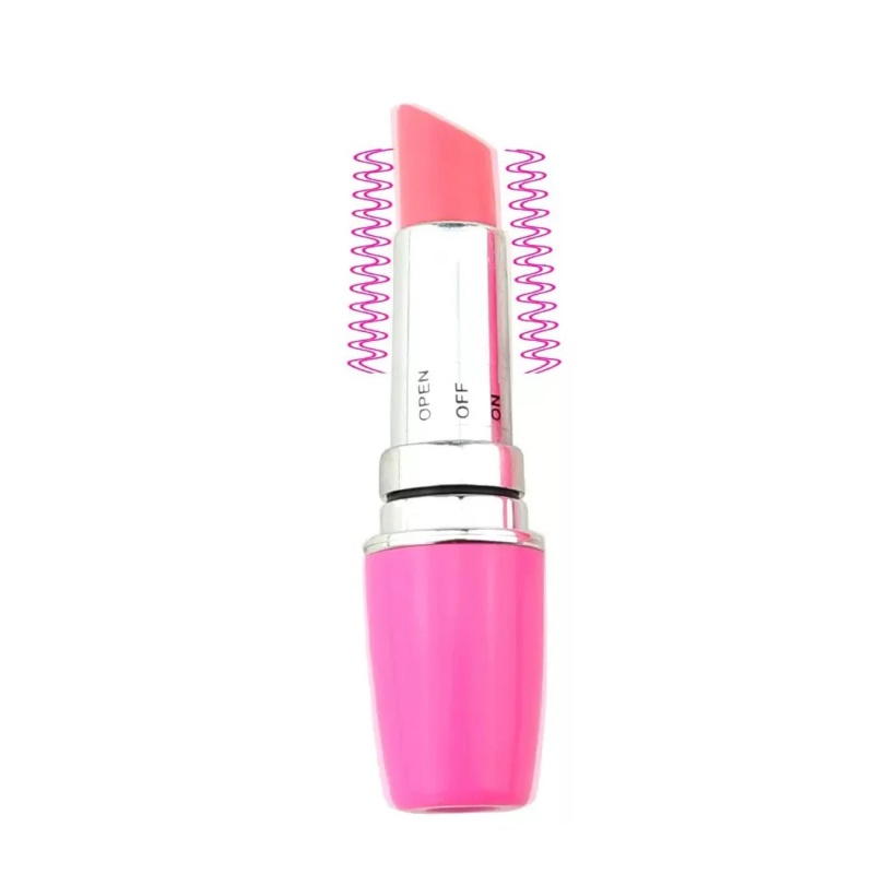Wibrator Lipstick Vibe 9,5 cm Czerwony - 13