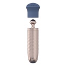 The Thrill - 10 Speed Interchangeable Vibrator - Blue - 4