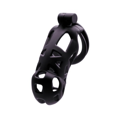 Klatka na penisa ABS Penis Cage Size L - otwarta konstrukcja, pierścienie 3,8-5,2 cm - 1