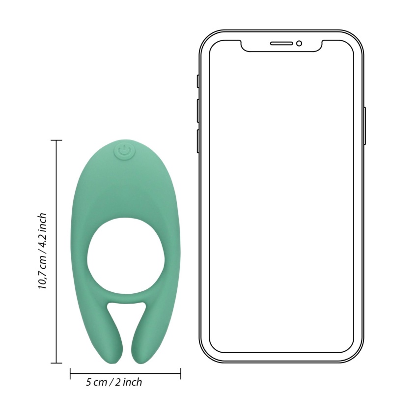 Ultra Soft Silicone Pointed Cock Ring - 11