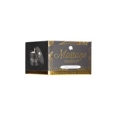 Erotic Massage Candle - Vanilla Scented - 1 2