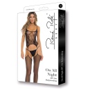 ON ALL NIGHT 2PC SET BODYSTOCK BLACK - 3