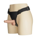 Strap-on ULTRA PASSIONATE HARNESS z regulowaną uprzężą i wibracją, 19,4 cm - 7