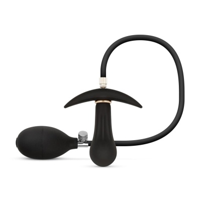 Nadmuchiwany korek analny Anal Collection z pompką i ruchomą kulką, długość 8 cm - 1