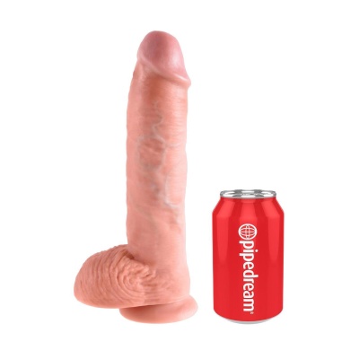 KING COCK 10 INCH COCK WITH BALLS LIGHT - 1