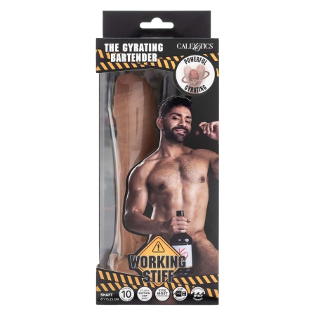 Wibrator The Gyrating Bartender z rotacją i przyssawką 20 cm - 2