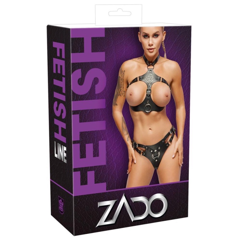 Leather Harness Set 2XL - 1