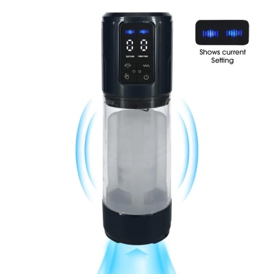 UltraLift - Automatic Waterproof Masturbator Pump - Gun Metal - 1