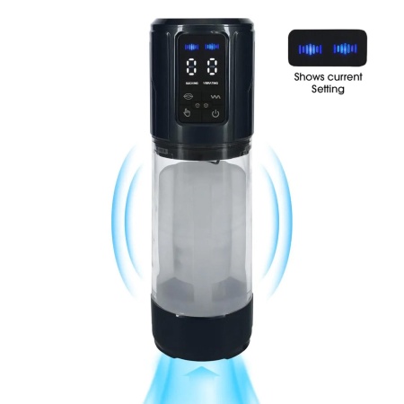 UltraLift - Automatic Waterproof Masturbator Pump - Gun Metal - 1