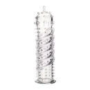Nakładka na penisa Penis Sleeve z elastycznego TPR, przezroczysta, 15,3 cm - 2
