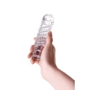 Nakładka na penisa Penis Sleeve z elastycznego TPR, przezroczysta, 15,3 cm - 3