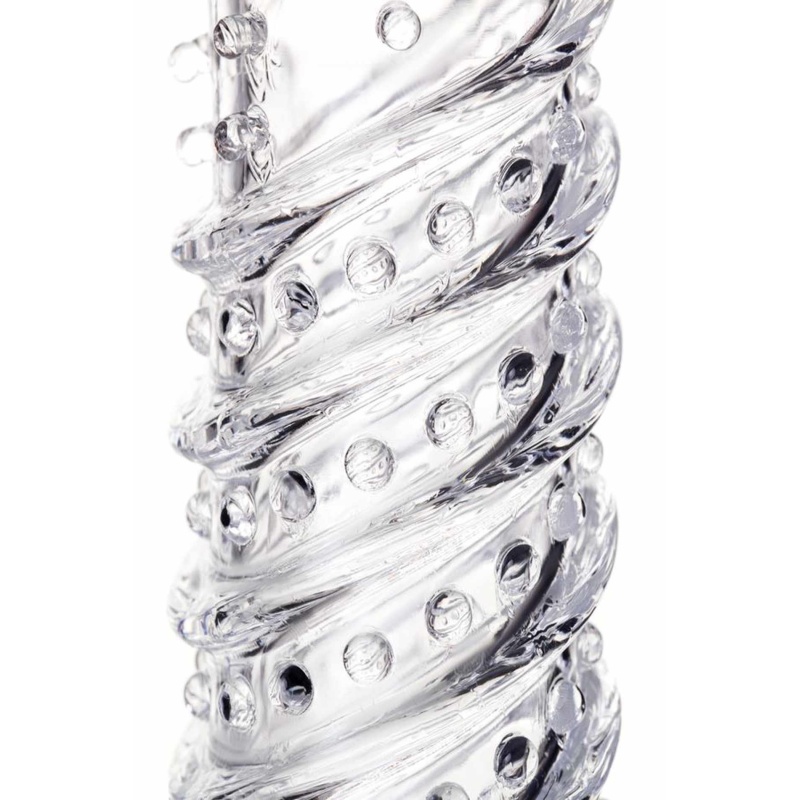 Nakładka na penisa Penis Sleeve z elastycznego TPR, przezroczysta, 15,3 cm - 8