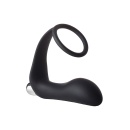 Korek analny wibracyjny FantASStic z pierścieniem na penisa - 10 prędkości, 12 cm - 2