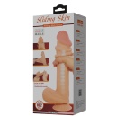 Dildo Sliding Skin 26 cm z przesuwaną skórą, przyssawką i elastycznym rdzeniem - 11