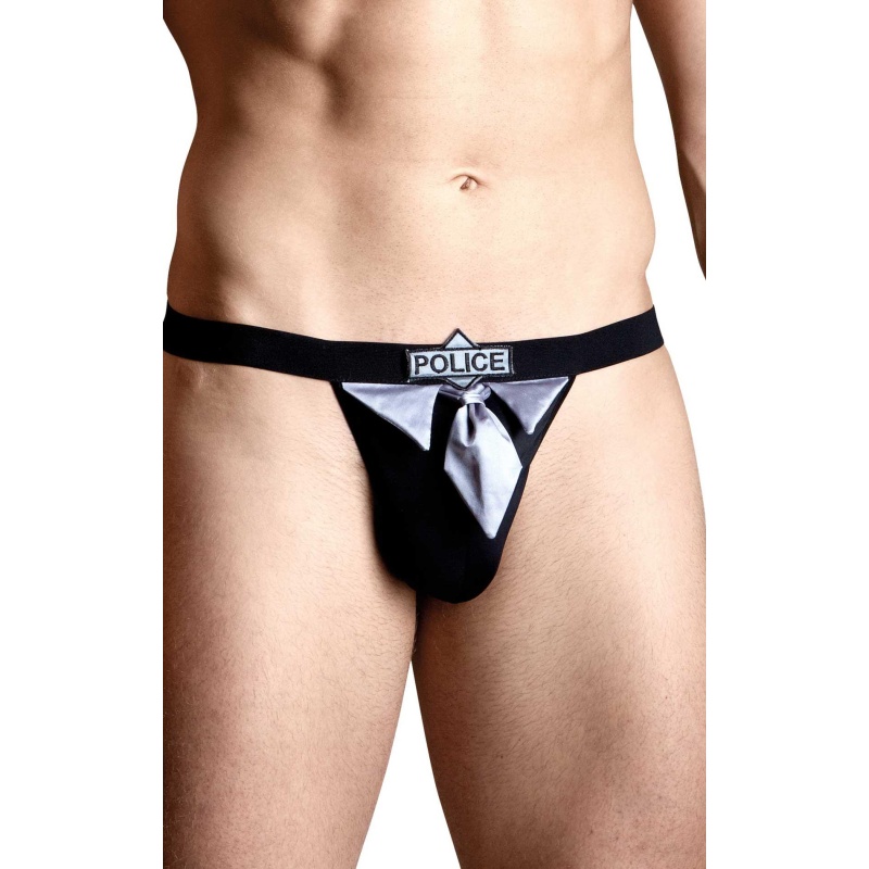 Mens thongs 4490 - black S/L - 1