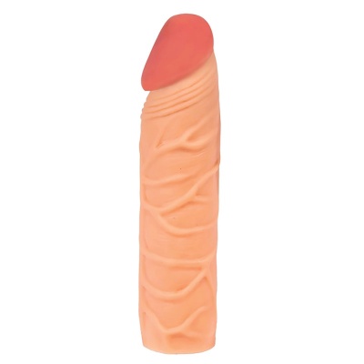 Nakładka przedłużająca na penisa Extension Sleeve 16,5 cm, TPE, +5,5 cm - 1 2
