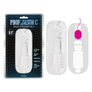 Masturbator przezroczysty Palm Stroker No.4-Clear z TPE, bez wibracji, dł. ok. 13 cm - 1