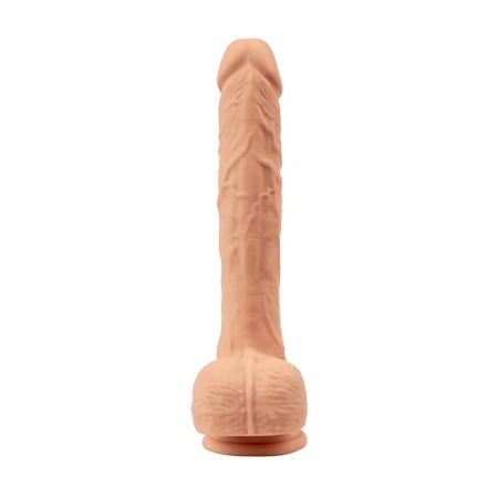 Dildo wibrujące z funkcją posuwistą Zeus Better Than Real - silikon ultra soft, 21 cm (+3 cm) - 5